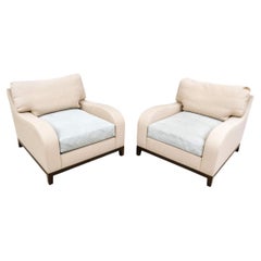 Pair Of Christian Liaigre at Holly Hunt Club Chairs
