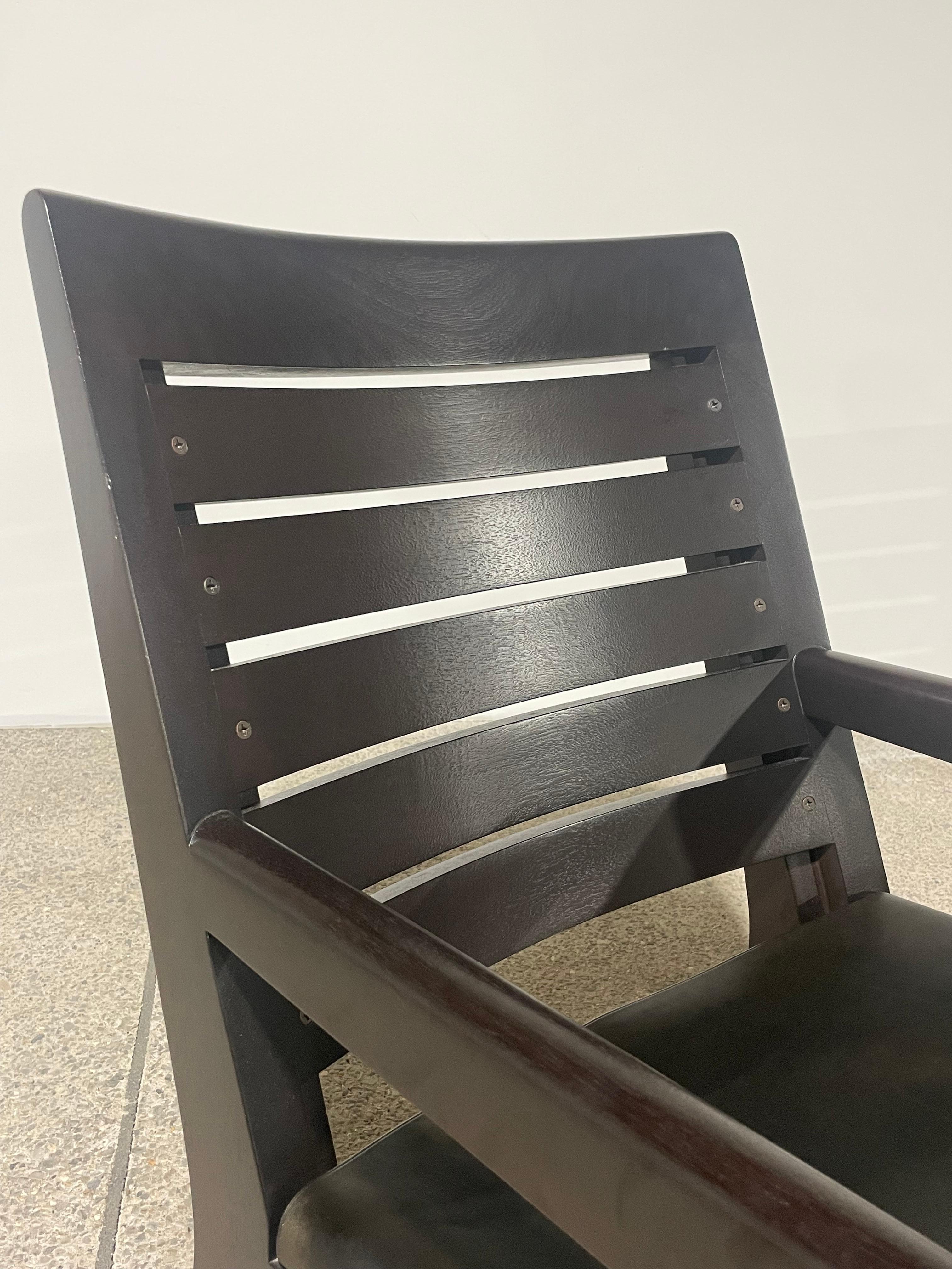 Modern Pair of Christian Liaigre Lounge Chairs