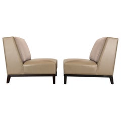 Pair of Christian Liaigre for Holly Hunt “Latin” Lounge Chairs, 1990s