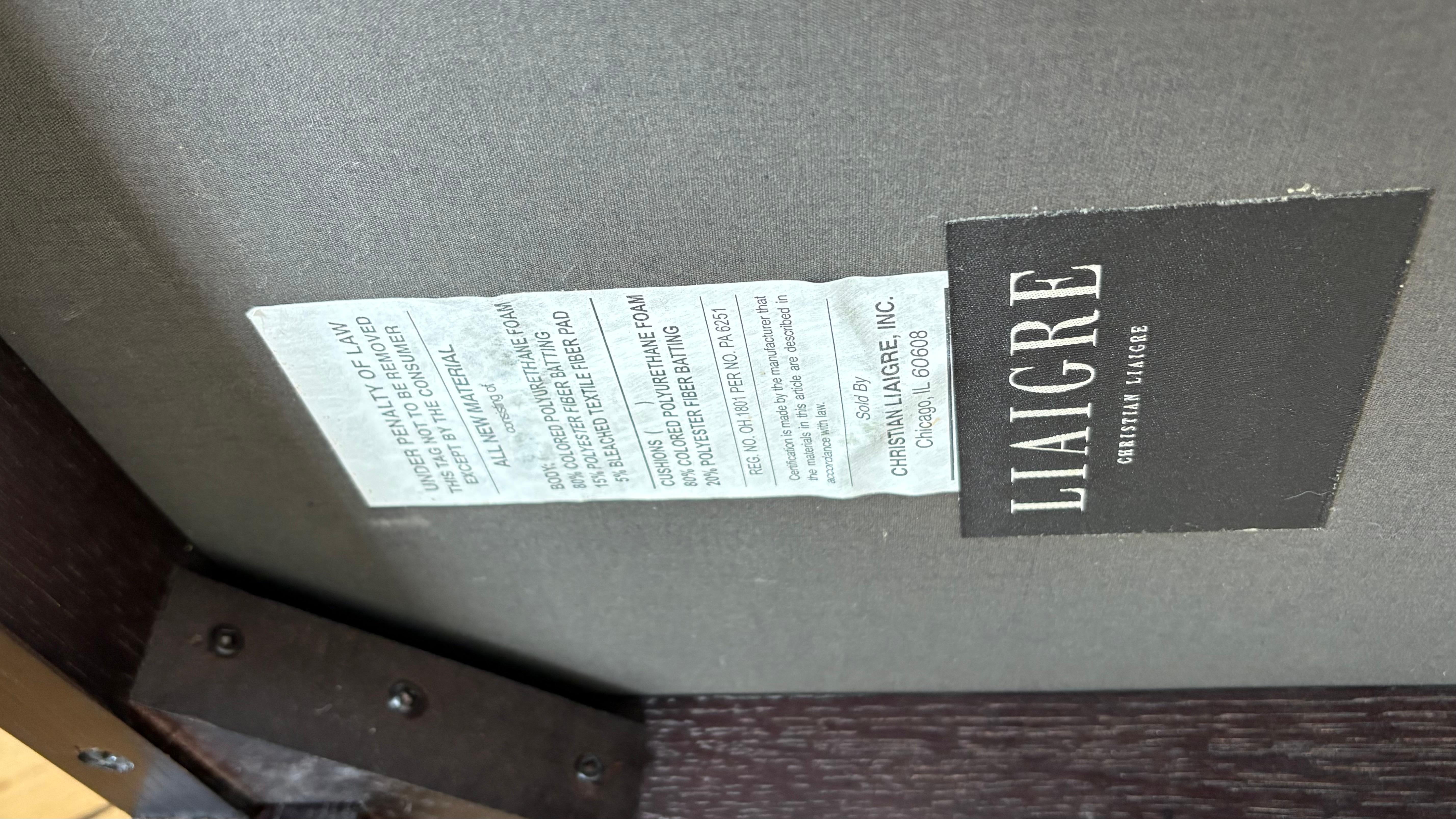 Cuir Paire de chaises 