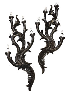 Pair of Christopher Guy Opera Wall Sconces