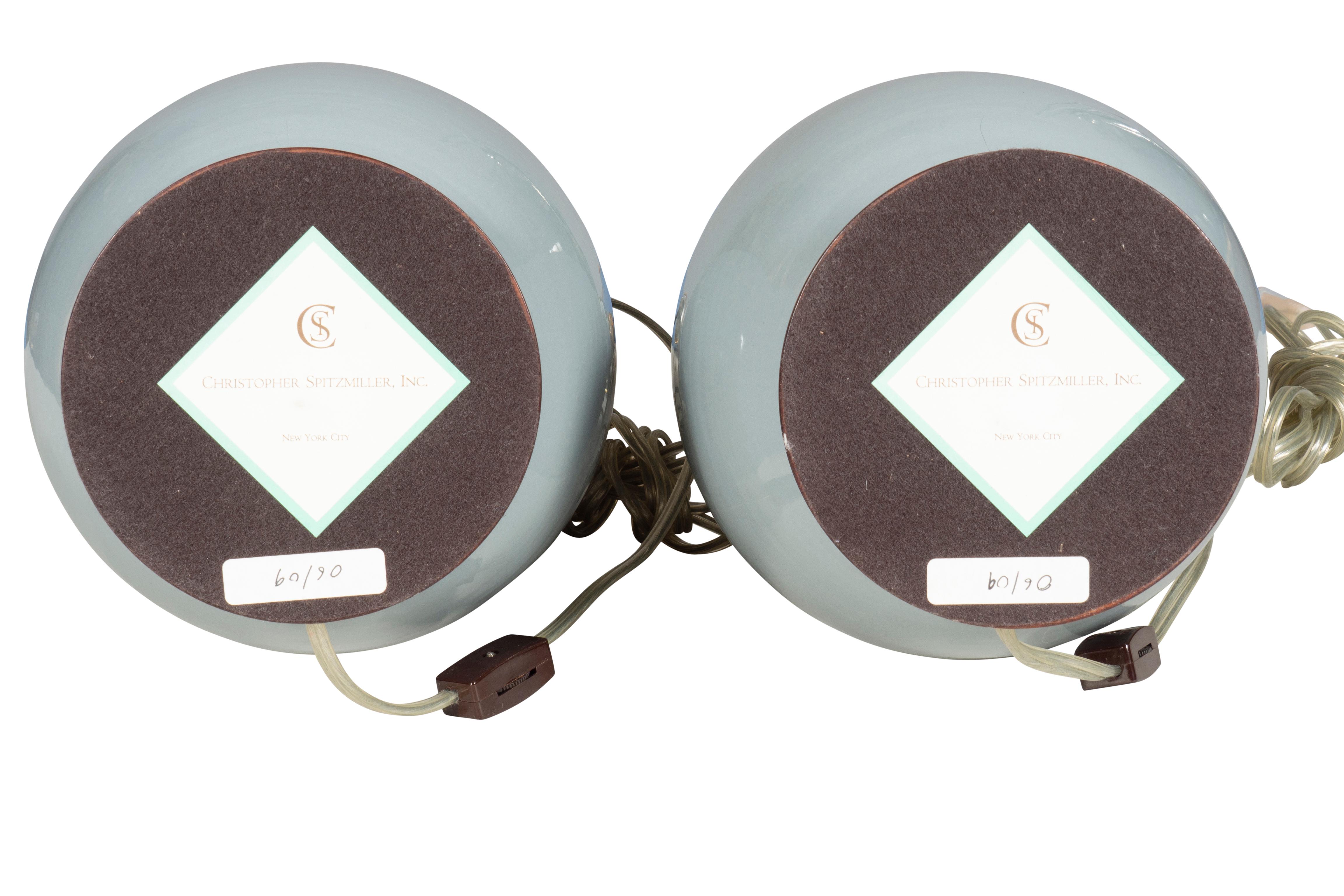 Pair of Christopher Spitzmiller Ceramic Table Lamps 4