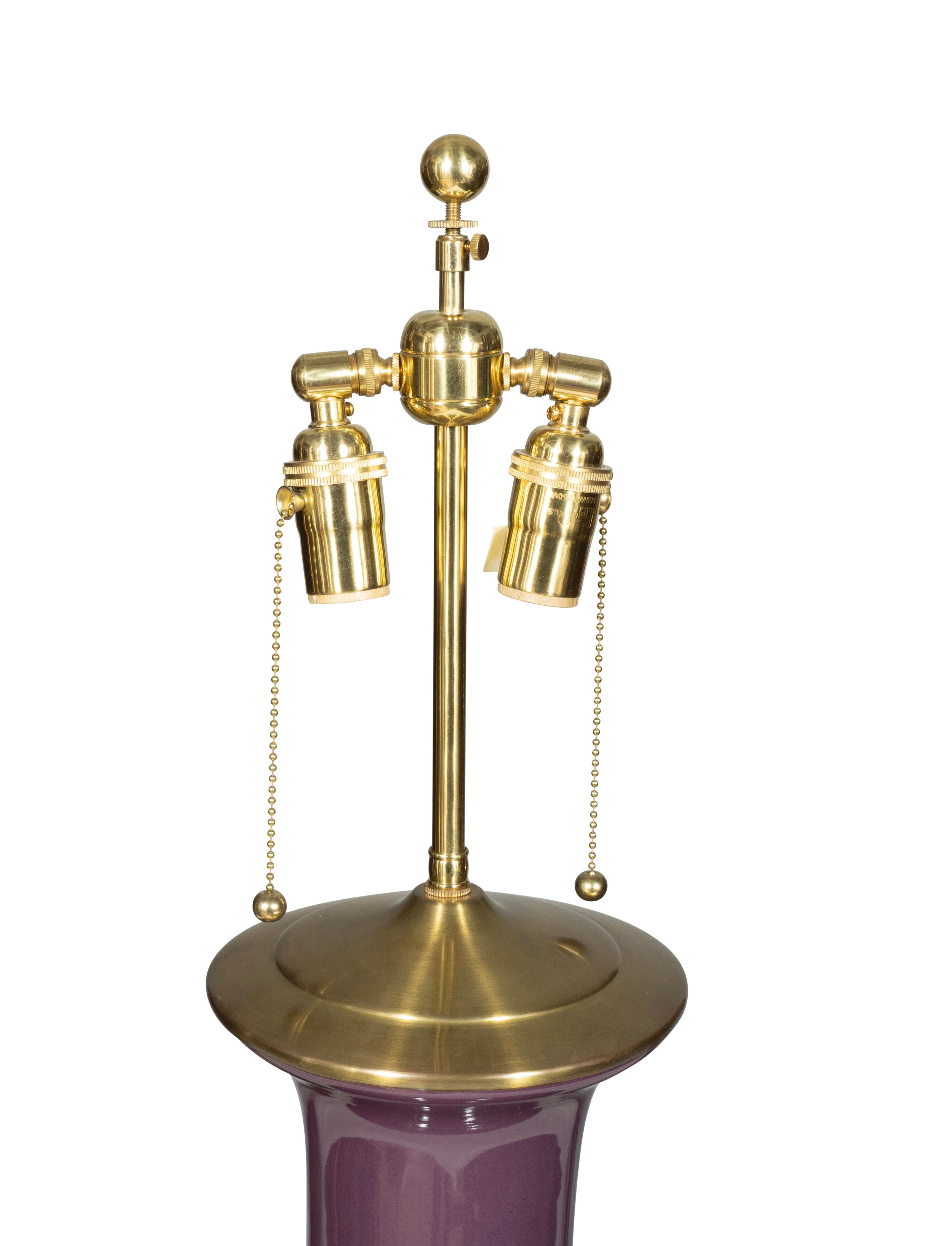 Contemporary Pair Of Christopher Spitzmiller Ceramic Table Lamps