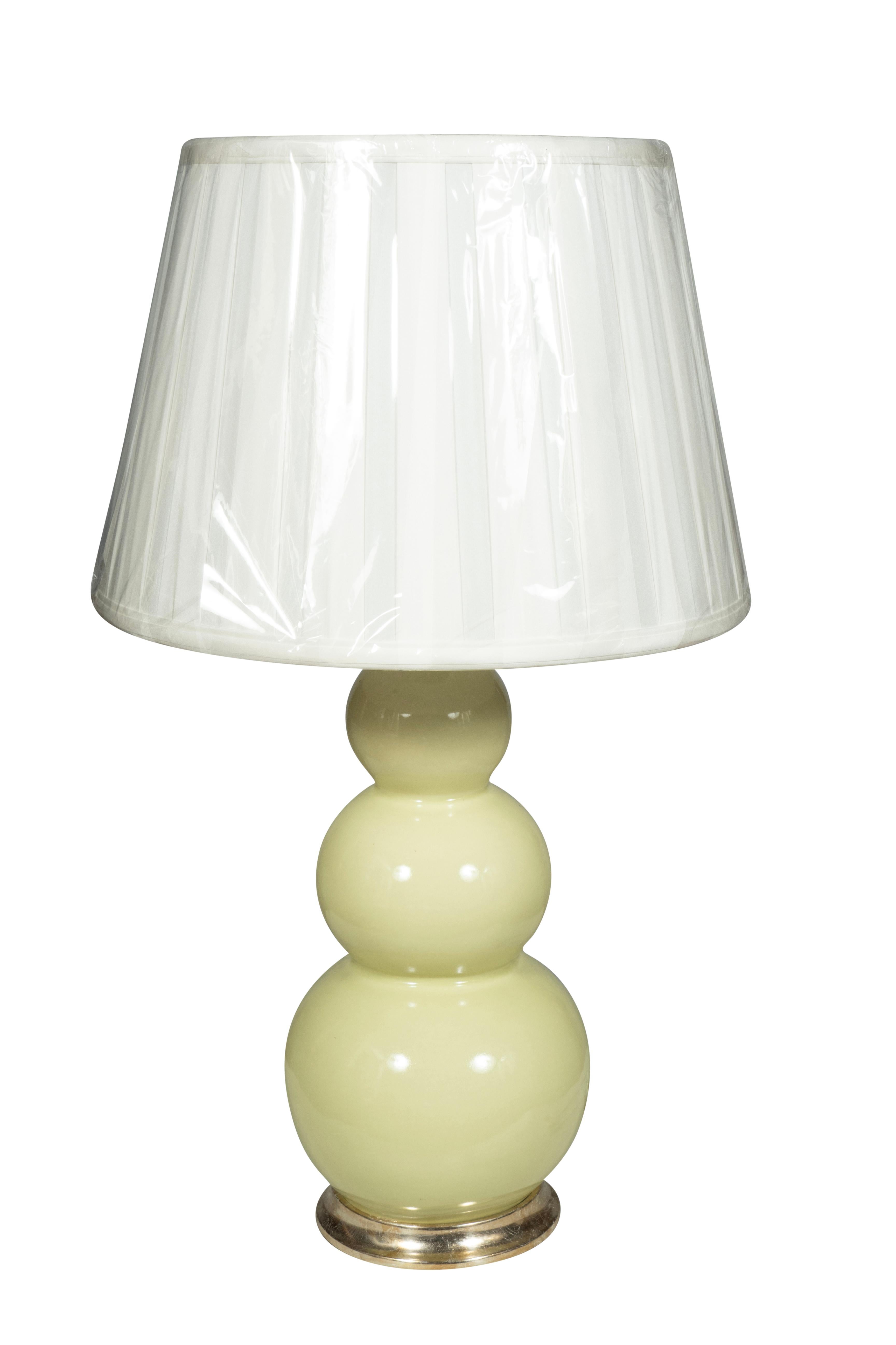 Américain Paire de lampes de table Christopher Spitzmiller à triple gourde en vente