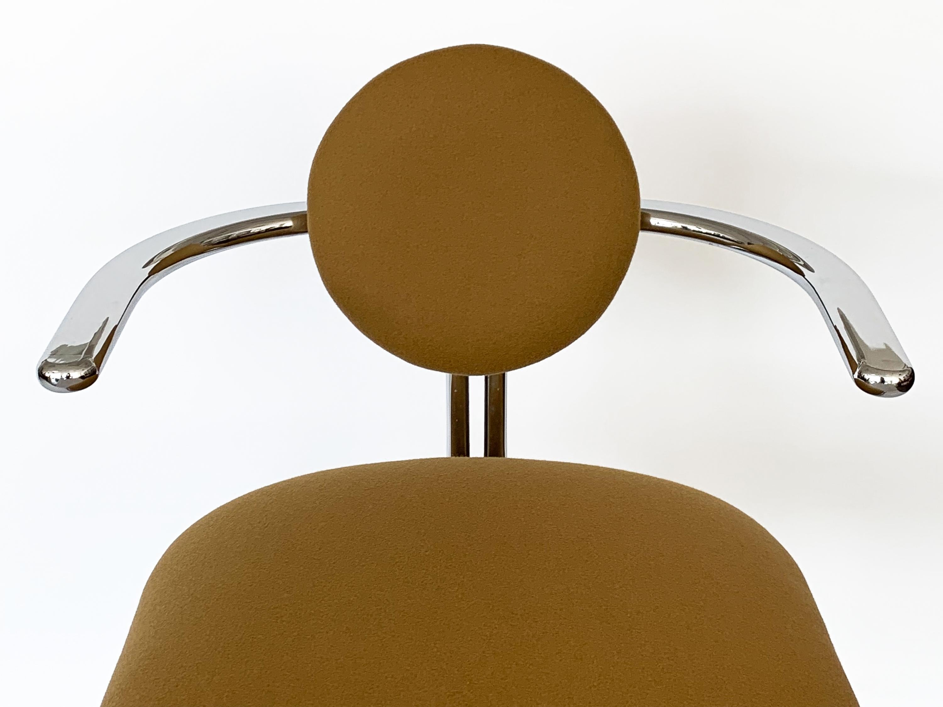 Pair of Chrome Armchairs by Gastone Rinaldi for Thema Italy 6
