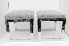 Pair of Chrome Benches