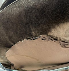 Paire de fauteuils en chrome et cuir de Vittorio Introini pour Mario Sabot, 1970