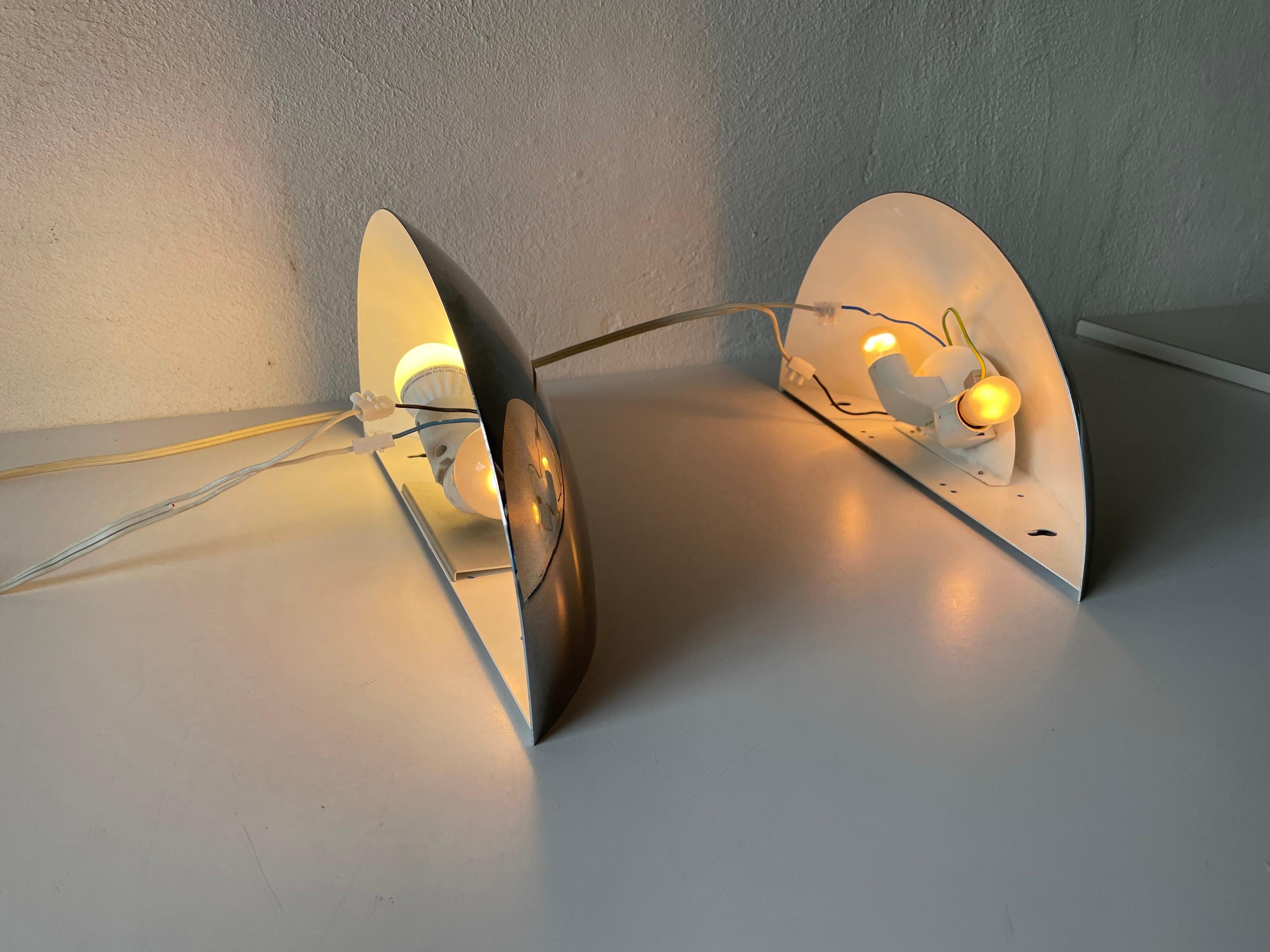 Pair of Chrome Sconces by Art-Line, 1980s, Germany 1