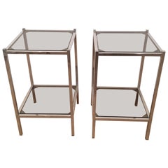 Chrome End Tables