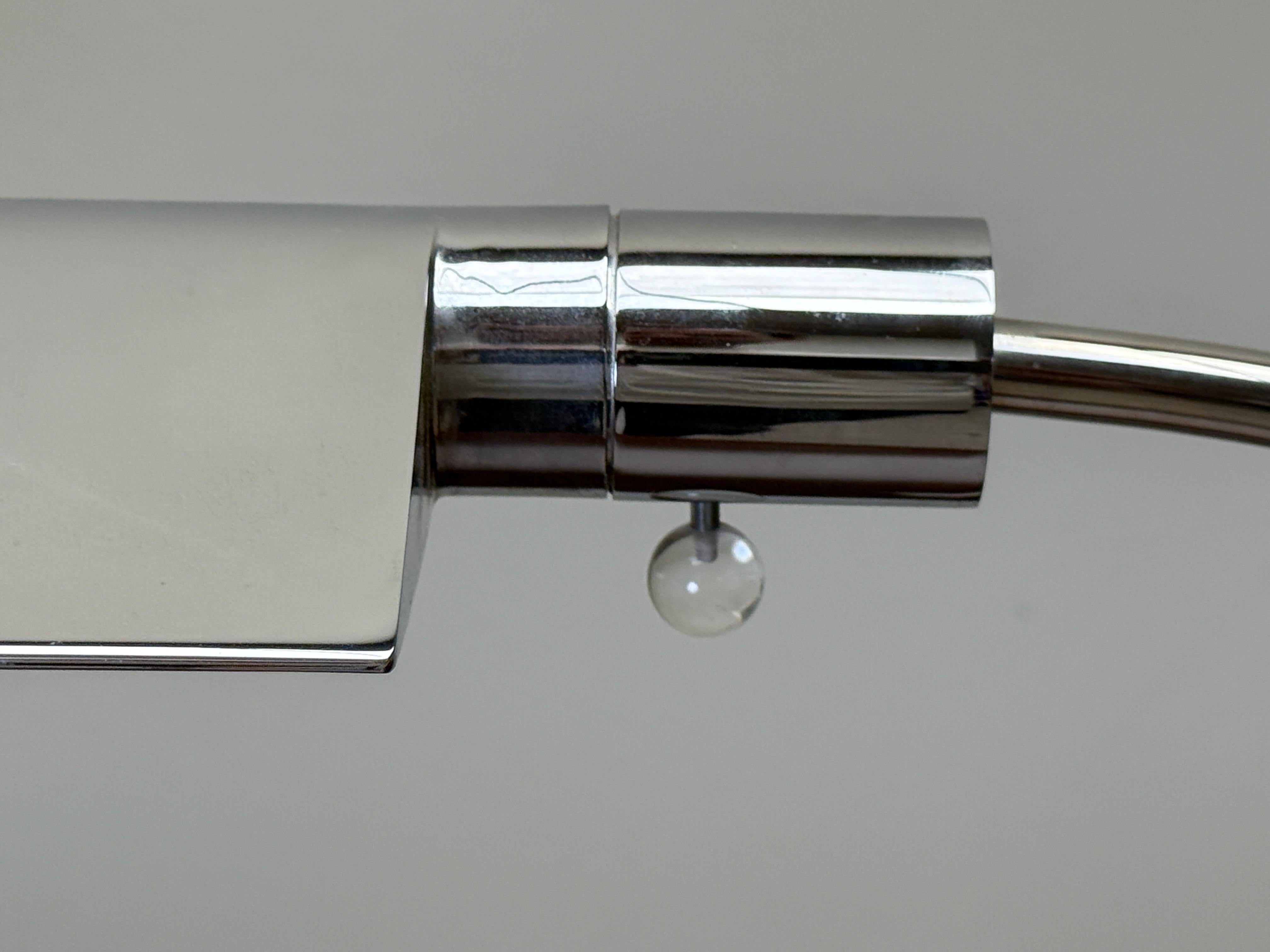 Pair of Chrome Table Lamps by Cedric Hartman For Sale 9
