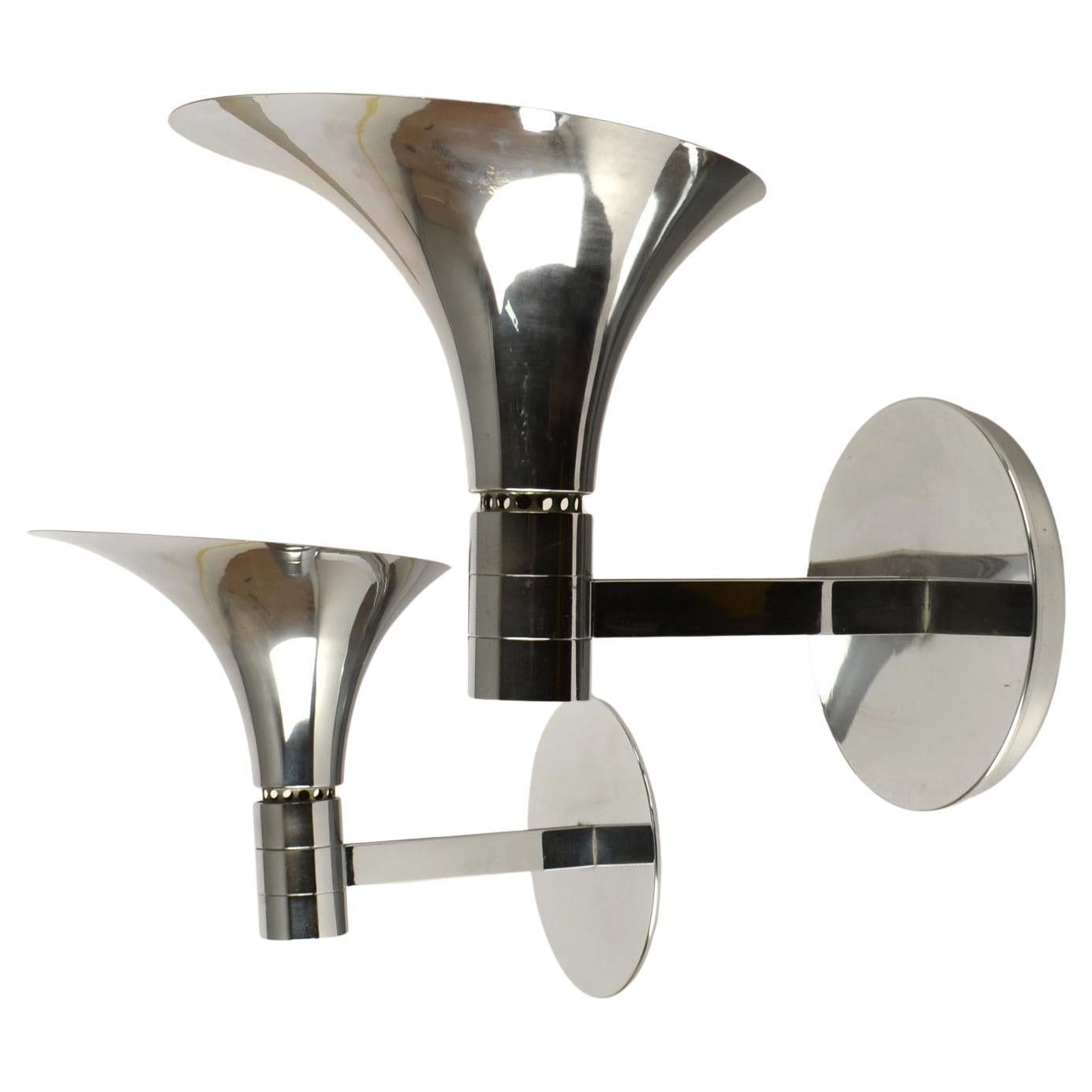 Paire de Lights chromées par Franco Albini & Franca Heig 1960's Italie en vente 4