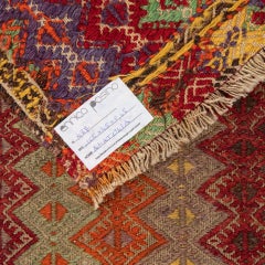 Pair of Hand-Woven Turkish Cicim Rugs, Wool, Early 20th Century