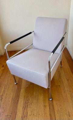 Pair of Cinema Armchairs by Gunilla Allard Lammhults Sweden in Millenial Pink