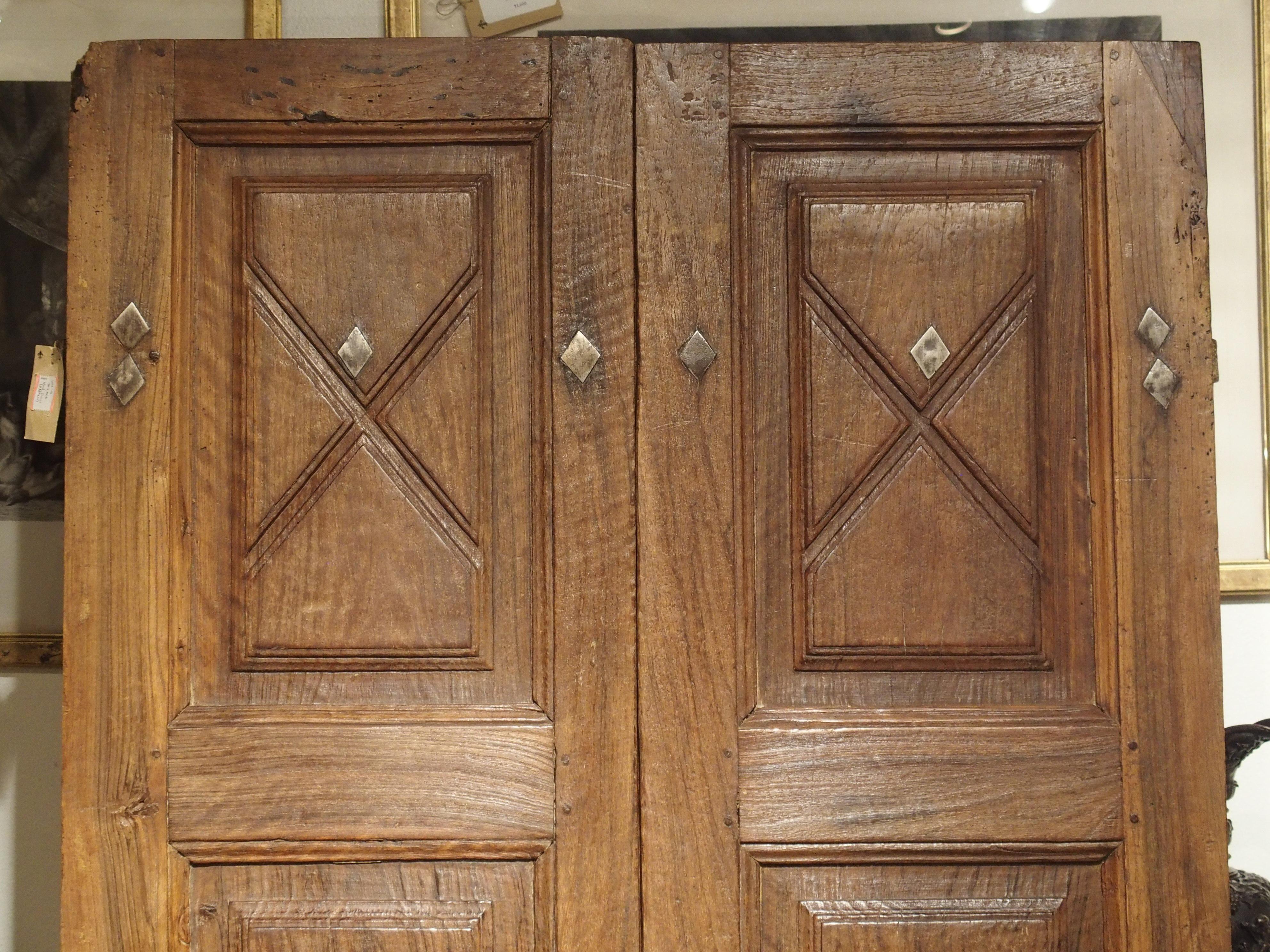 Iron Pair of circa 1700 Doors from the Piedmont Region of Italy