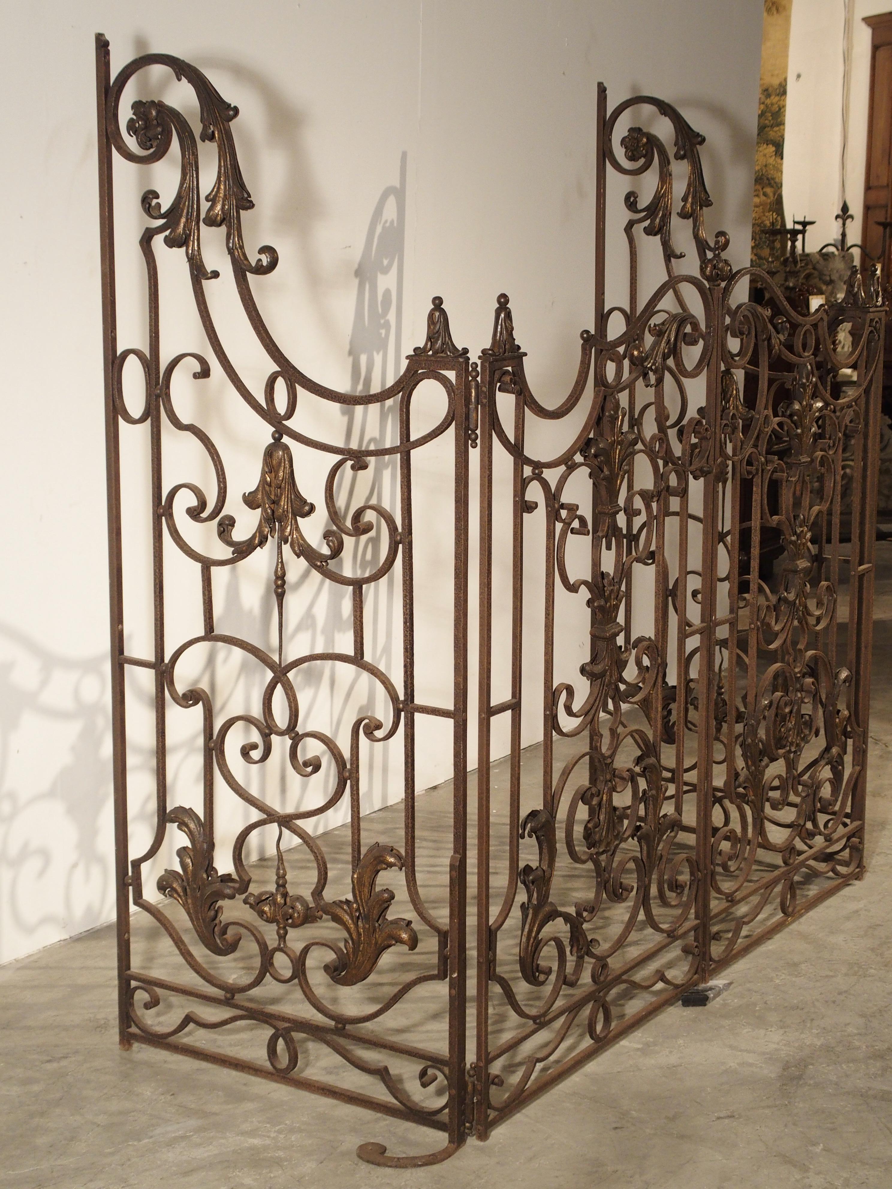 Pair of circa 1800 French Wrought Iron Gates 7