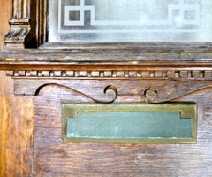 Pair of circa 1900 Solid Wood French Style Exterior Doors