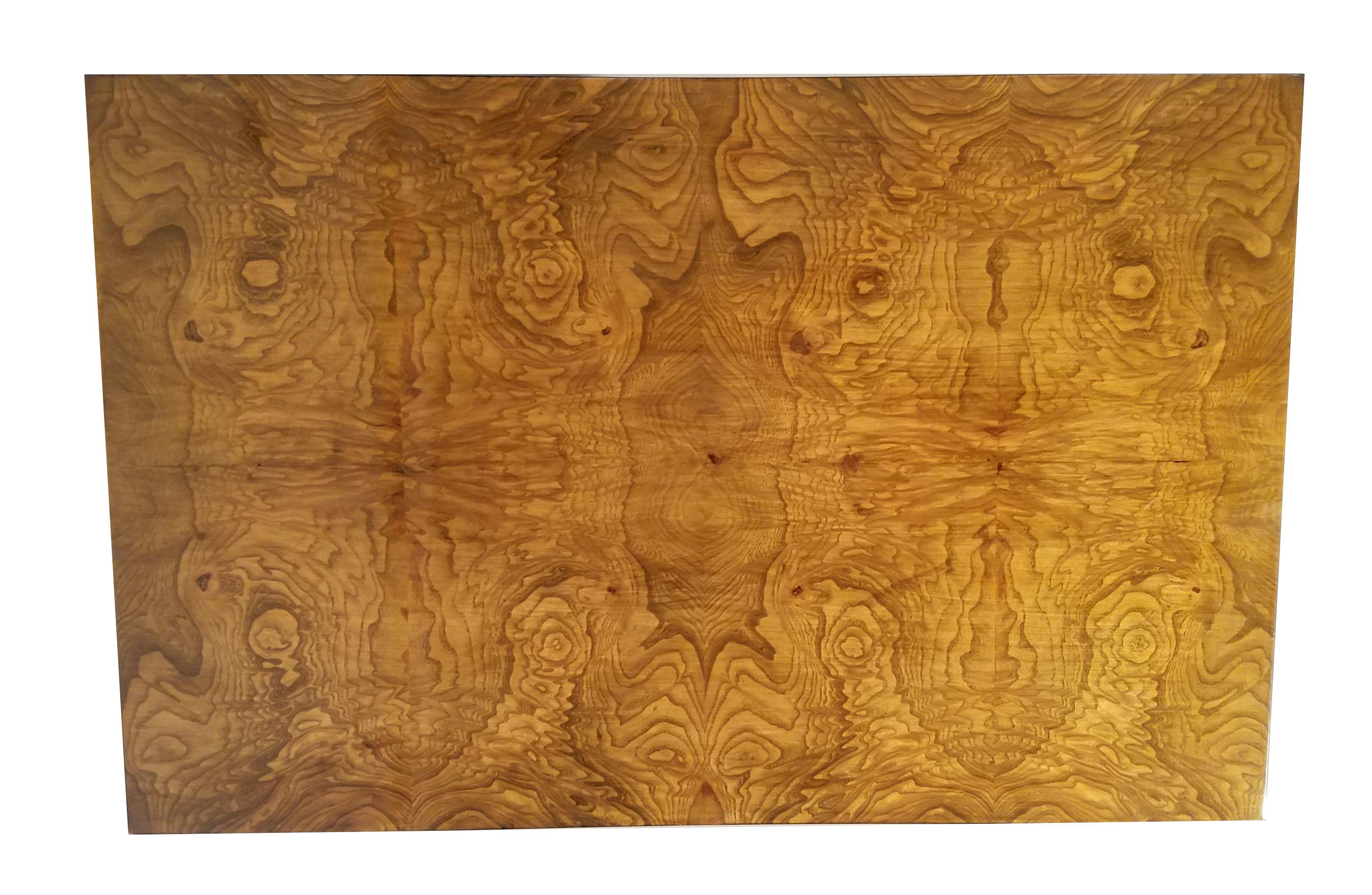Art déco Paire de tables d'extrémité Art Déco en ronce de bois en vente