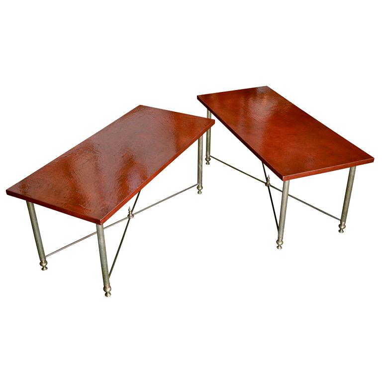 Pair of Circa 1940 French Accent Tables For Sale
