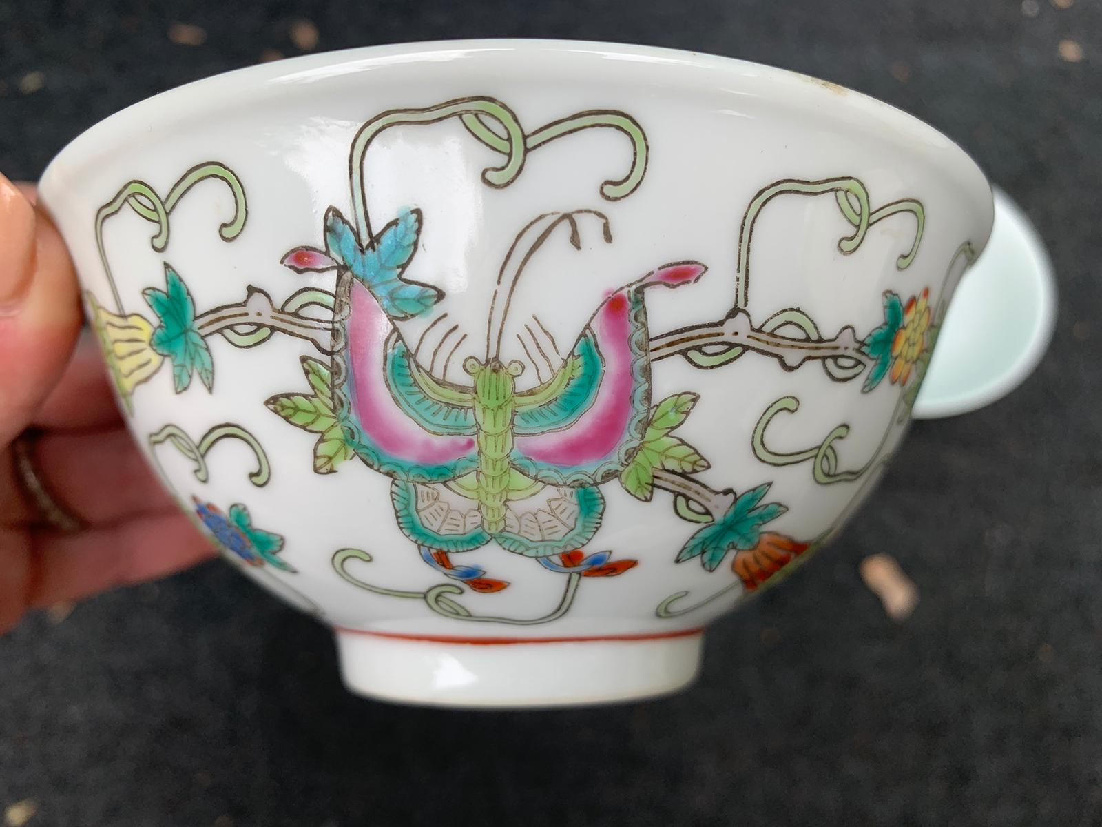 Details about   Zhongguo Zhi Zao China ROSE CANTON 8" Soup Bowl Hand Painted 