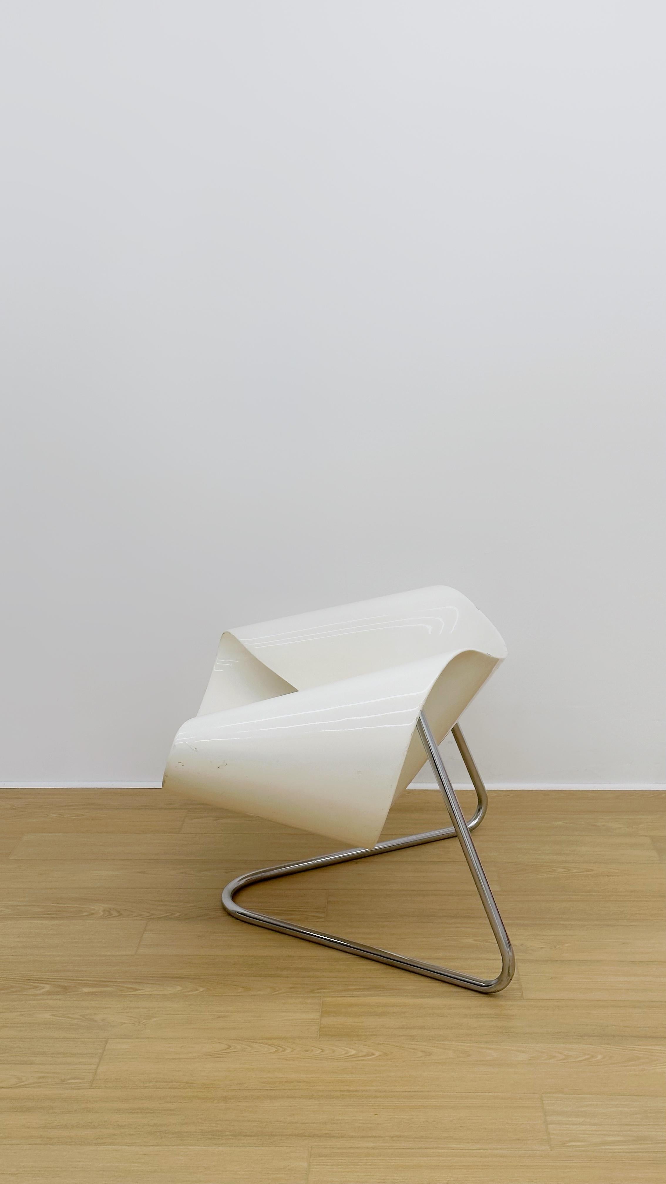 20th Century Pair of CL9 Ribbon Chairs by Cesare Leonardi and Franca Stagi for Fiarm For Sale