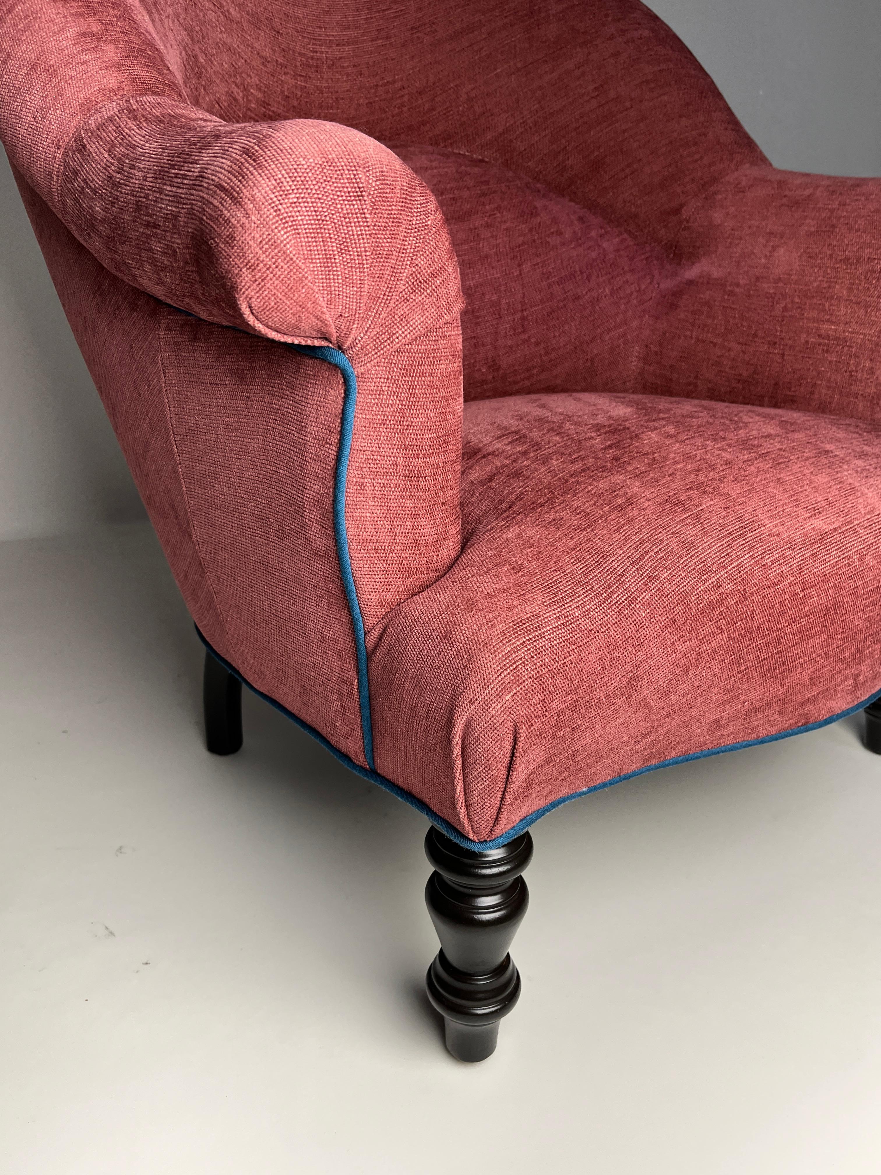 Pair of Clarence Chairs by Bourgeois Boheme Atelier For Sale 3