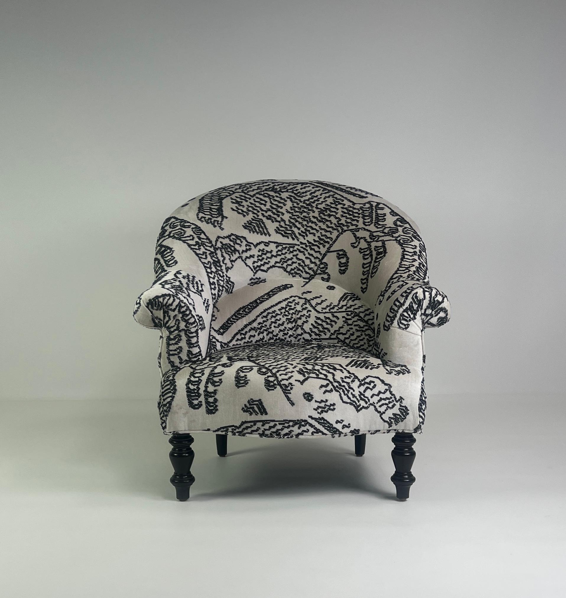 Pair of Clarence Chairs by Bourgeois Boheme Atelier In New Condition In Los Angeles, CA