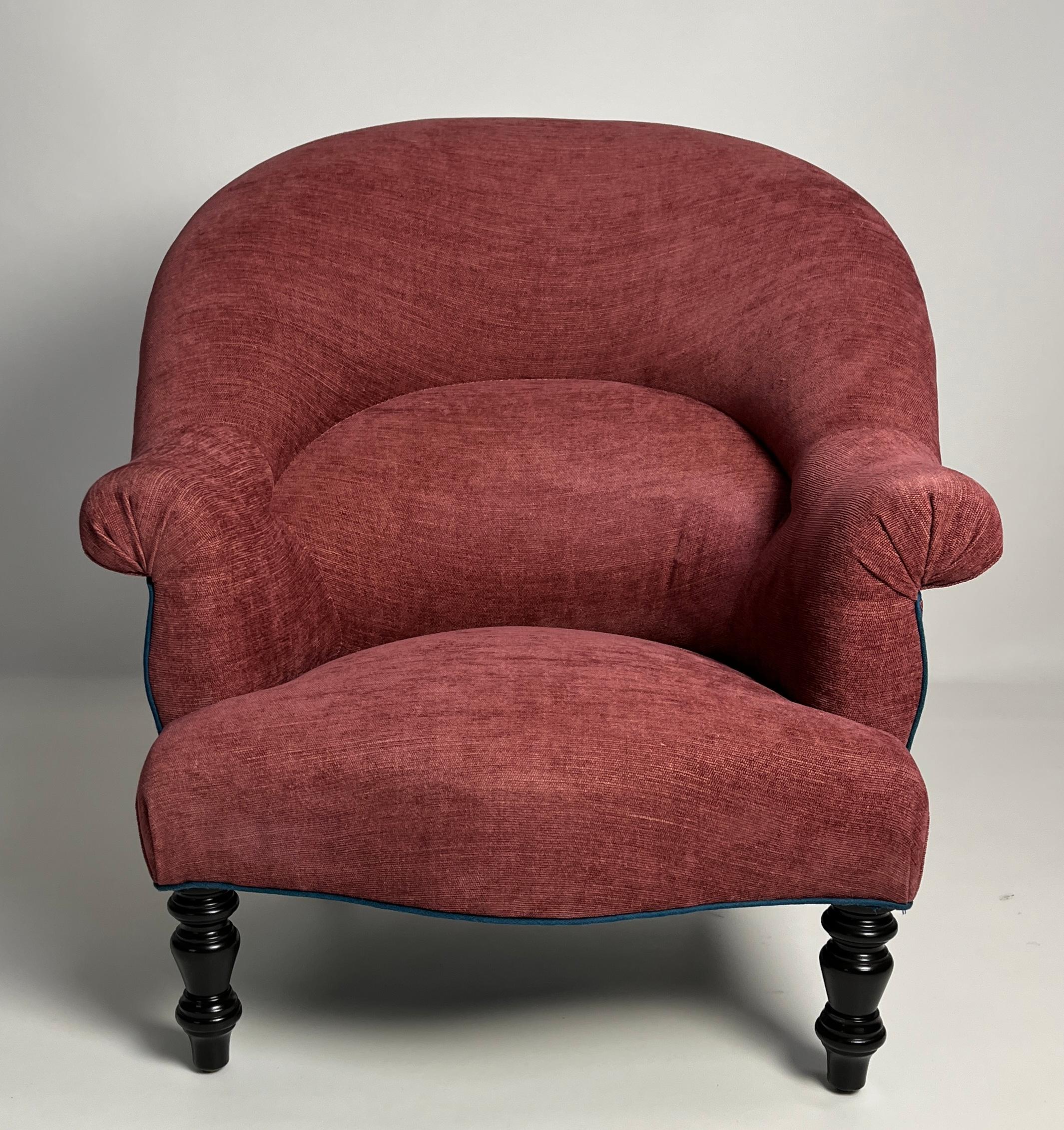 Pair of Clarence Chairs by Bourgeois Boheme Atelier In New Condition For Sale In Los Angeles, CA