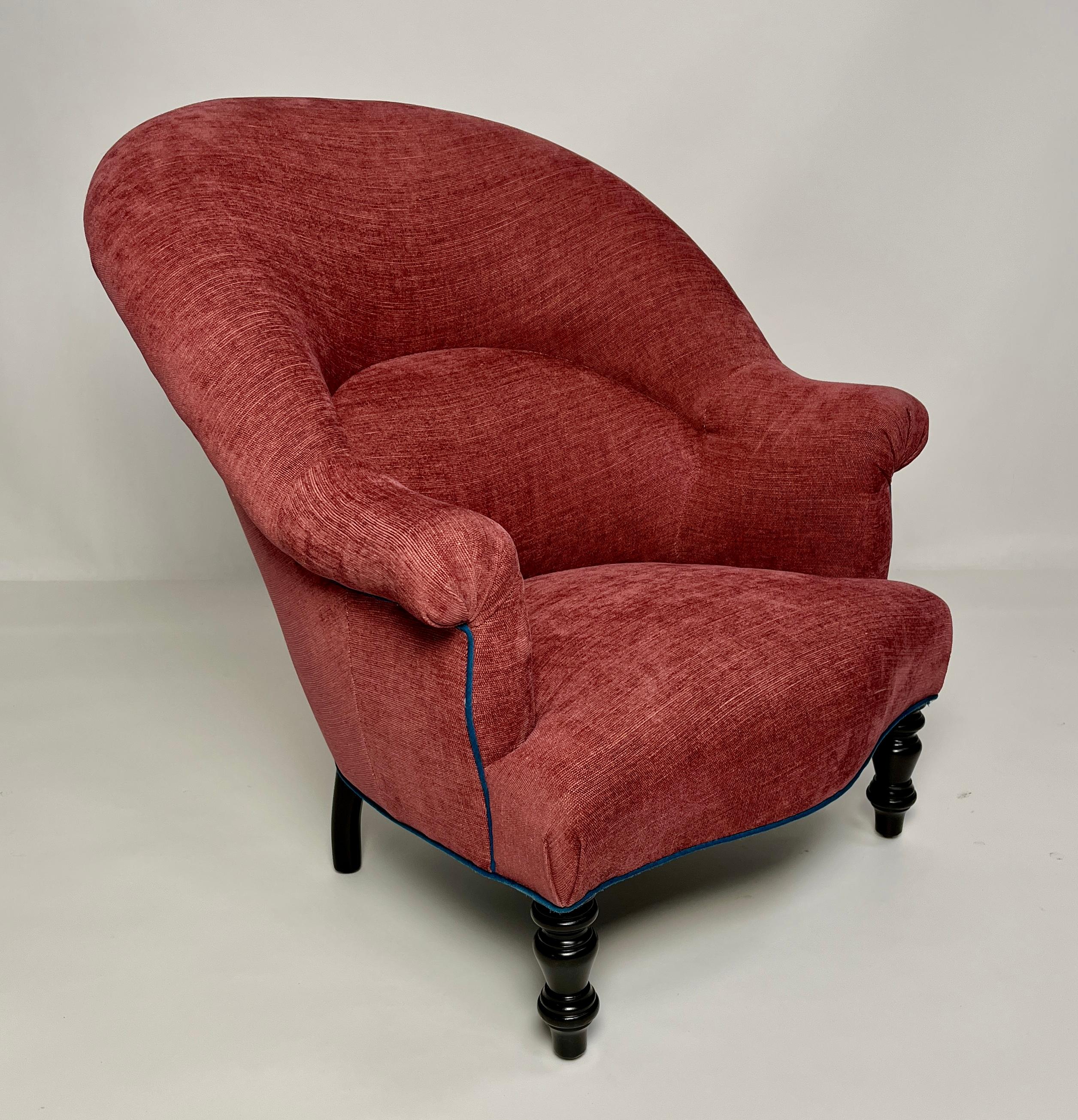 Contemporary Pair of Clarence Chairs by Bourgeois Boheme Atelier For Sale