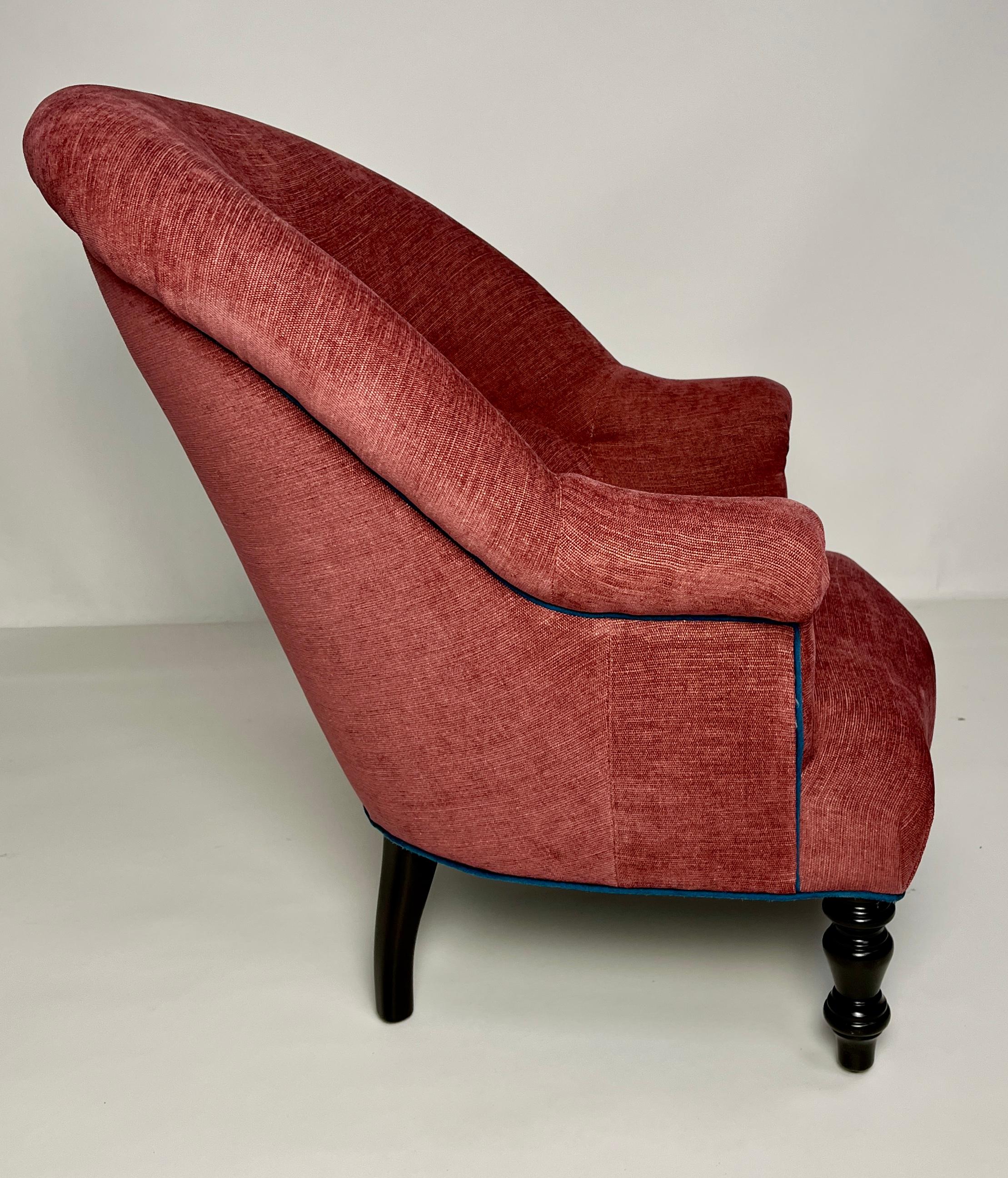 Pair of Clarence Chairs by Bourgeois Boheme Atelier For Sale 1