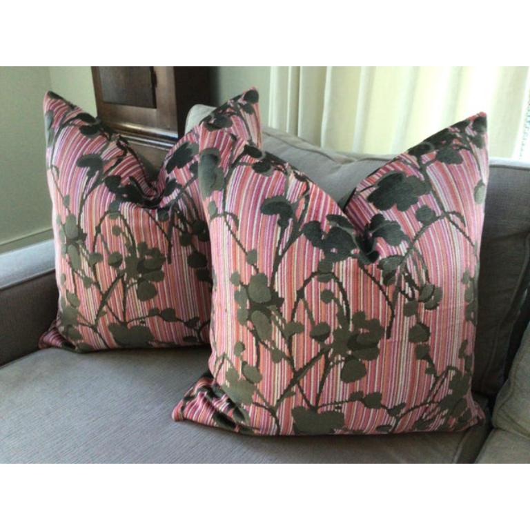 Hollywood Regency Paire d'oreillers en duvet 