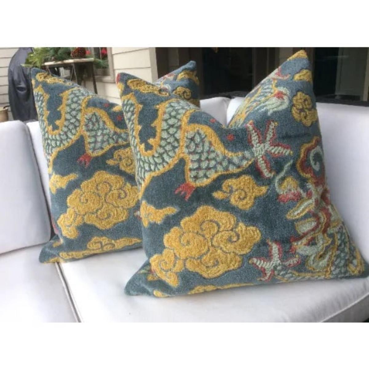 Américain Paire de coussins 