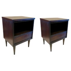 Pair of Classic American Mid-Century Modern Nightstands