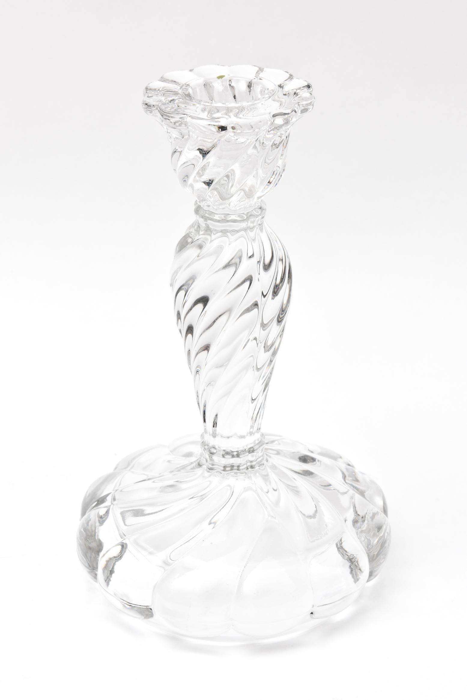 baccarat crystal candlesticks