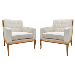 T.H. Robsjohn-Gibbings Pair of Classic Club Chairs, 1950s