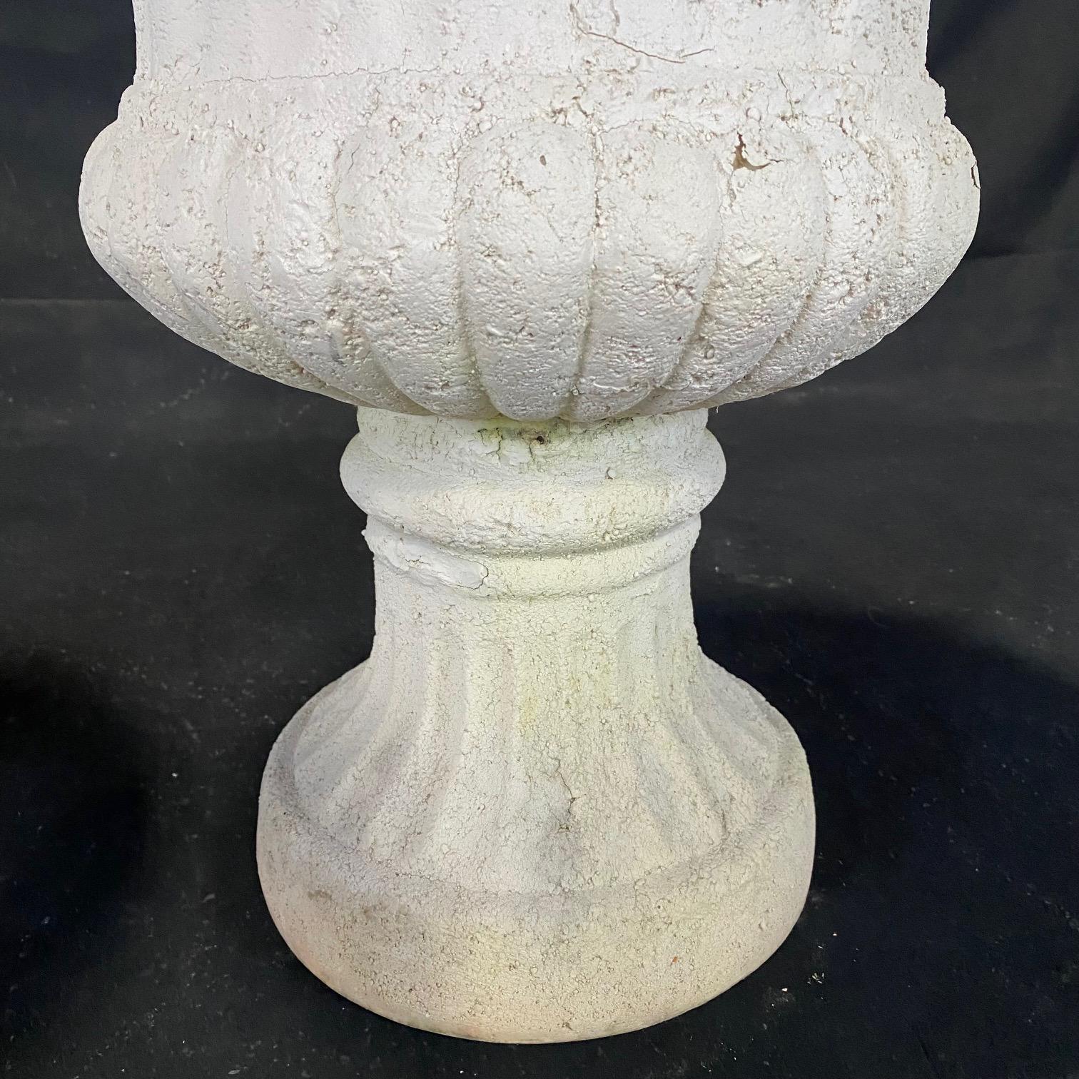 American Pair of Classic French Style, Early 20th Century, Neoclassical Garden Urns For Sale