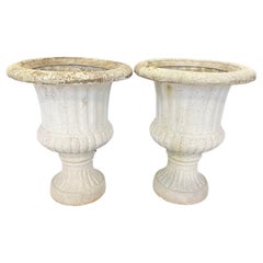 Pair of Classic French Style, Early 20th Century, Neoclassical Garden Urns