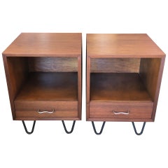 Pair of Classic George Nelson Herman Miller Nightstands