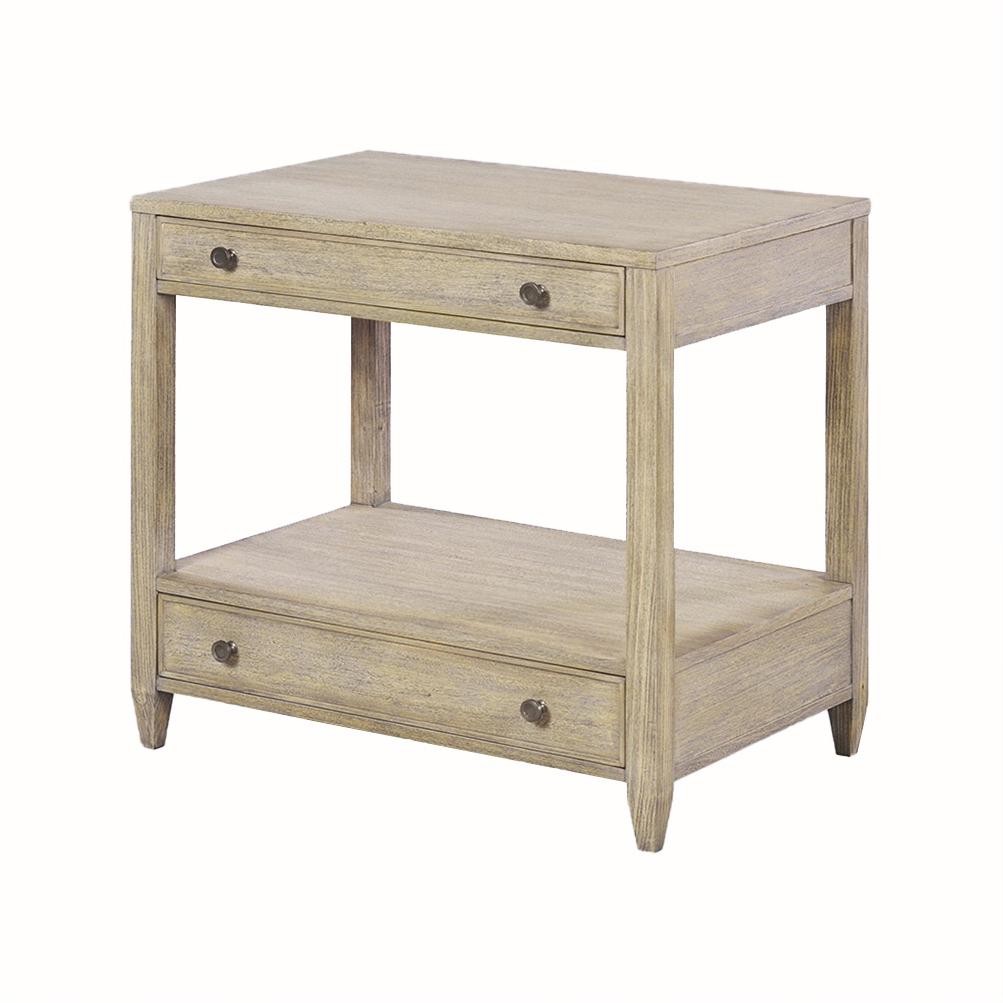 Pair of Classic Nightstands, Greyed In New Condition For Sale In Westwood, NJ