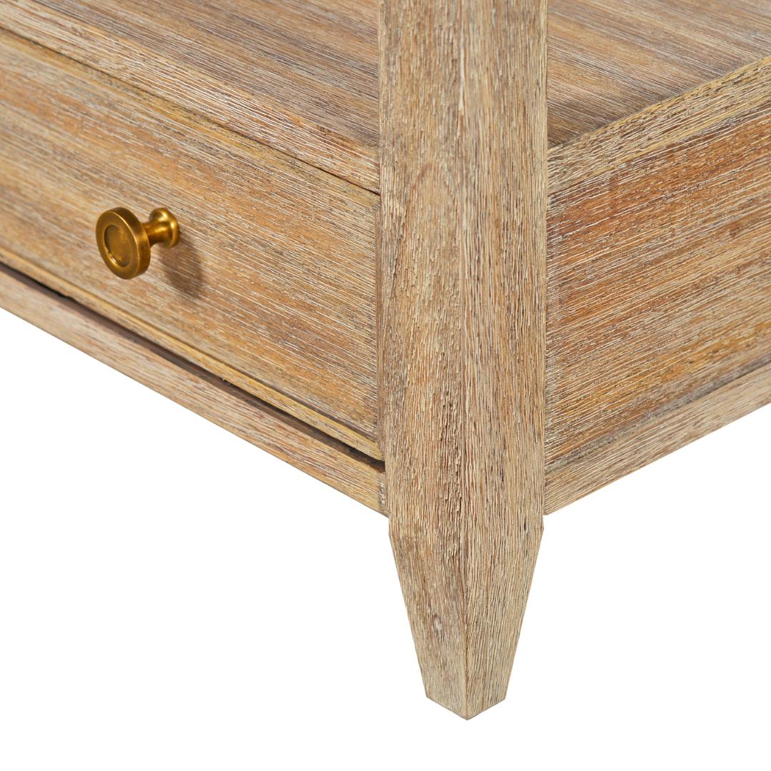 Pair of Classic Nightstands with a Weathered Finish For Sale 2