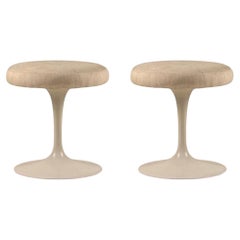 Pair of Classic Original Tulip Stools by Eero Saarinen for Knoll
