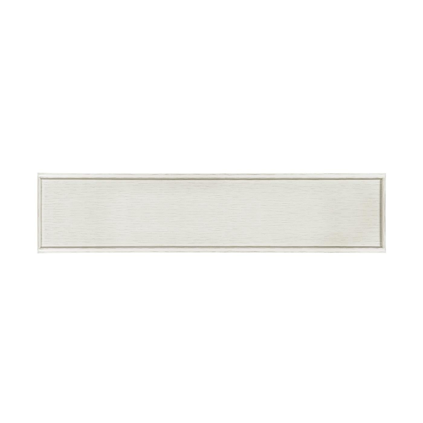 Pair of Classic Rustic Console Tables, White For Sale 4