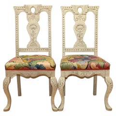 Vintage Pair of Classic Side Chairs