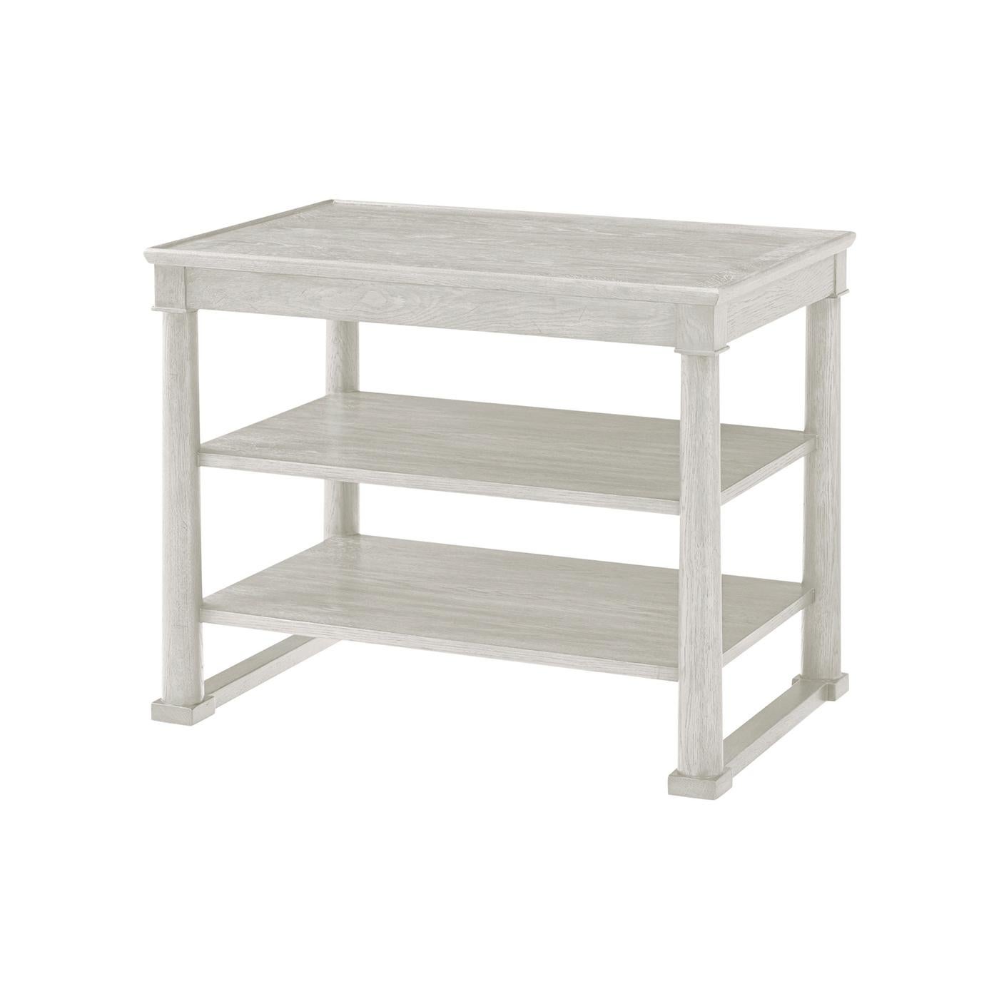 XXIe siècle et contemporain Paire de tables d'appoint Classic White en vente