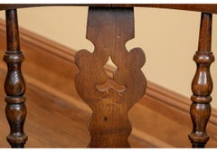 Paar Classic Windsor Oak Armchairs