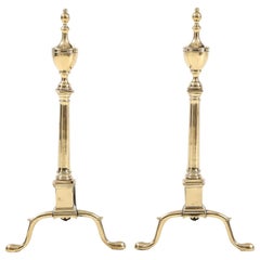 Pair of Classical Federal Andirons