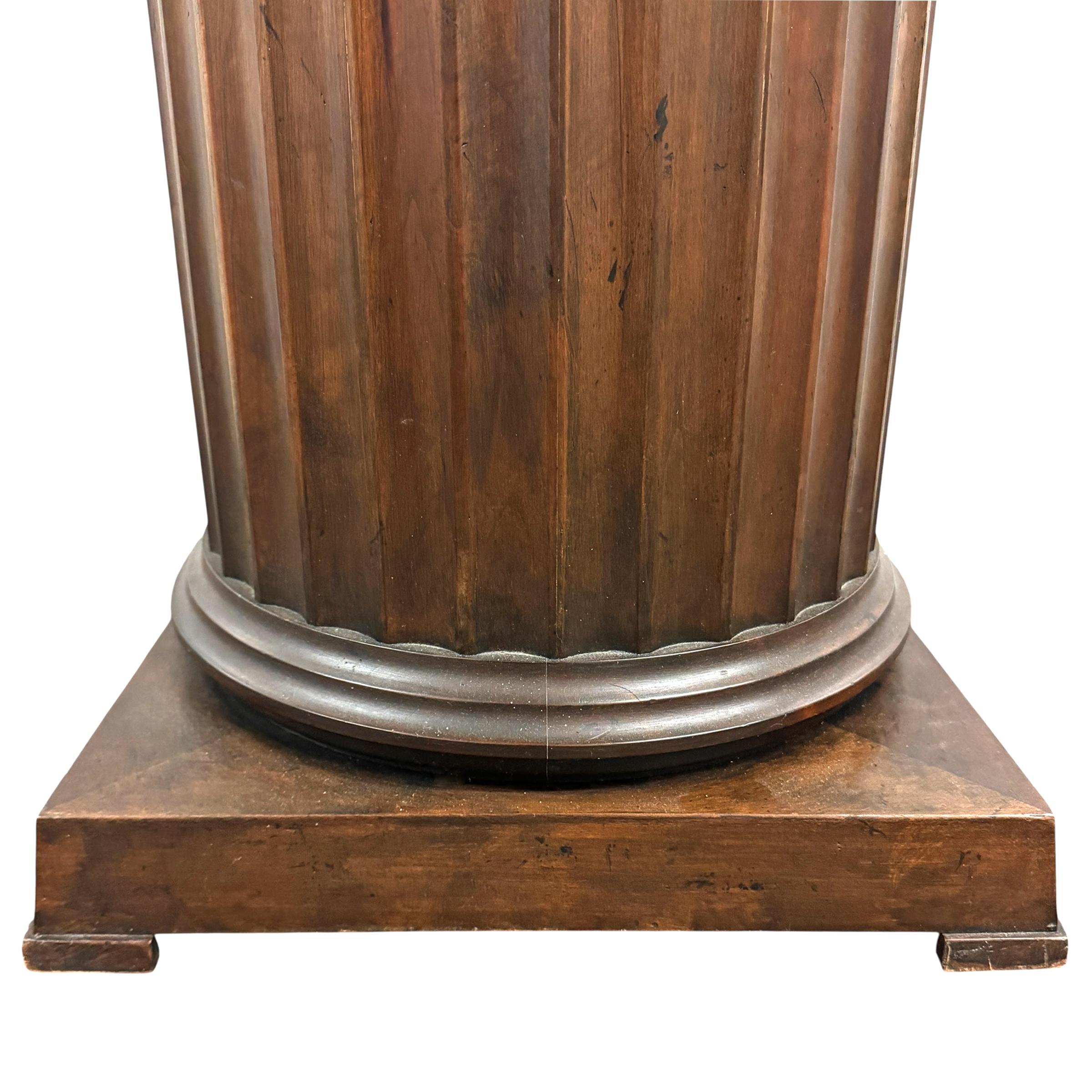 Pair of Classical Column Pedestals For Sale 4