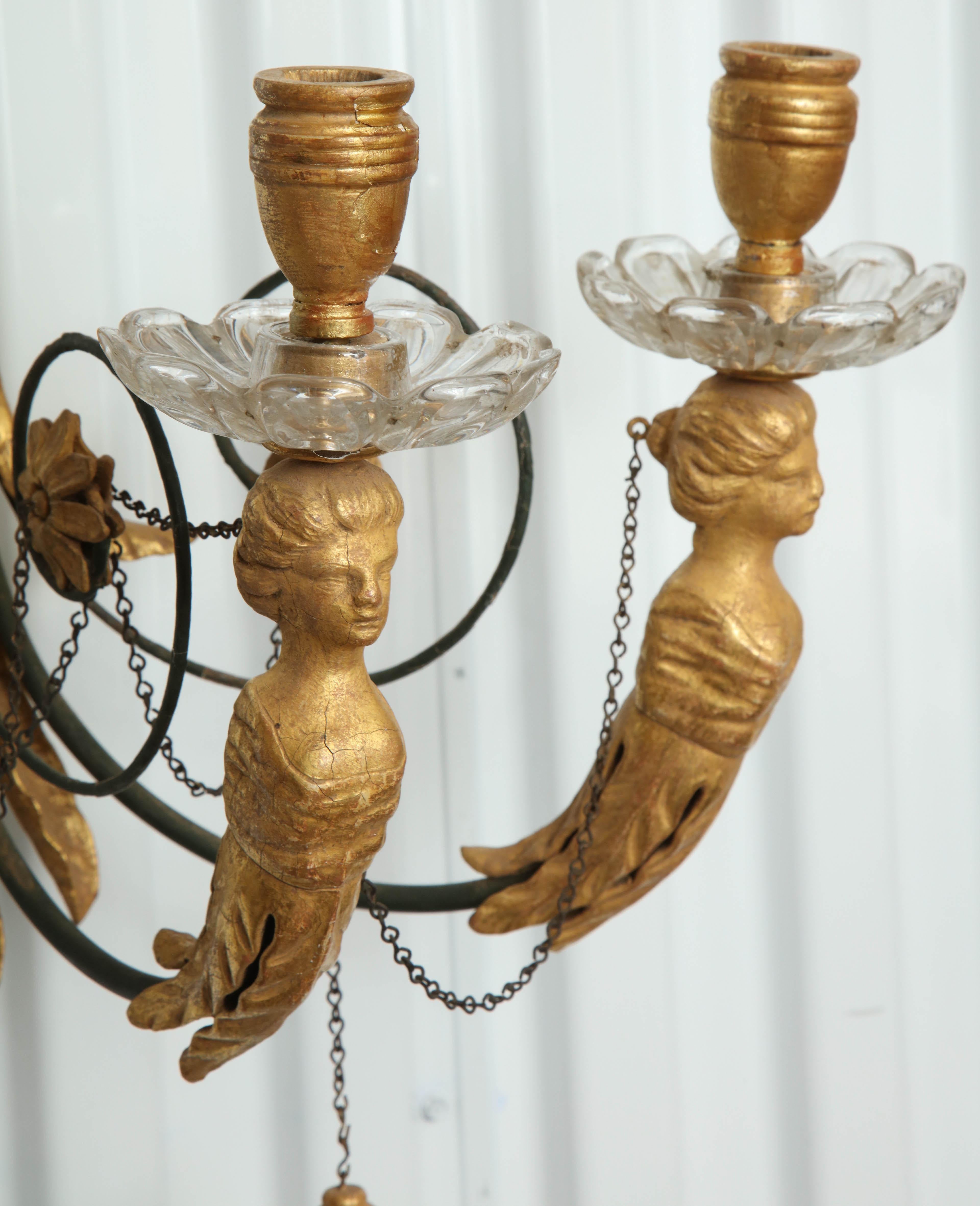 Pair of Classical Giltwood Wall Lights 8