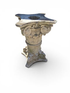 Pair of Classical Plaster Capitals, 1950s