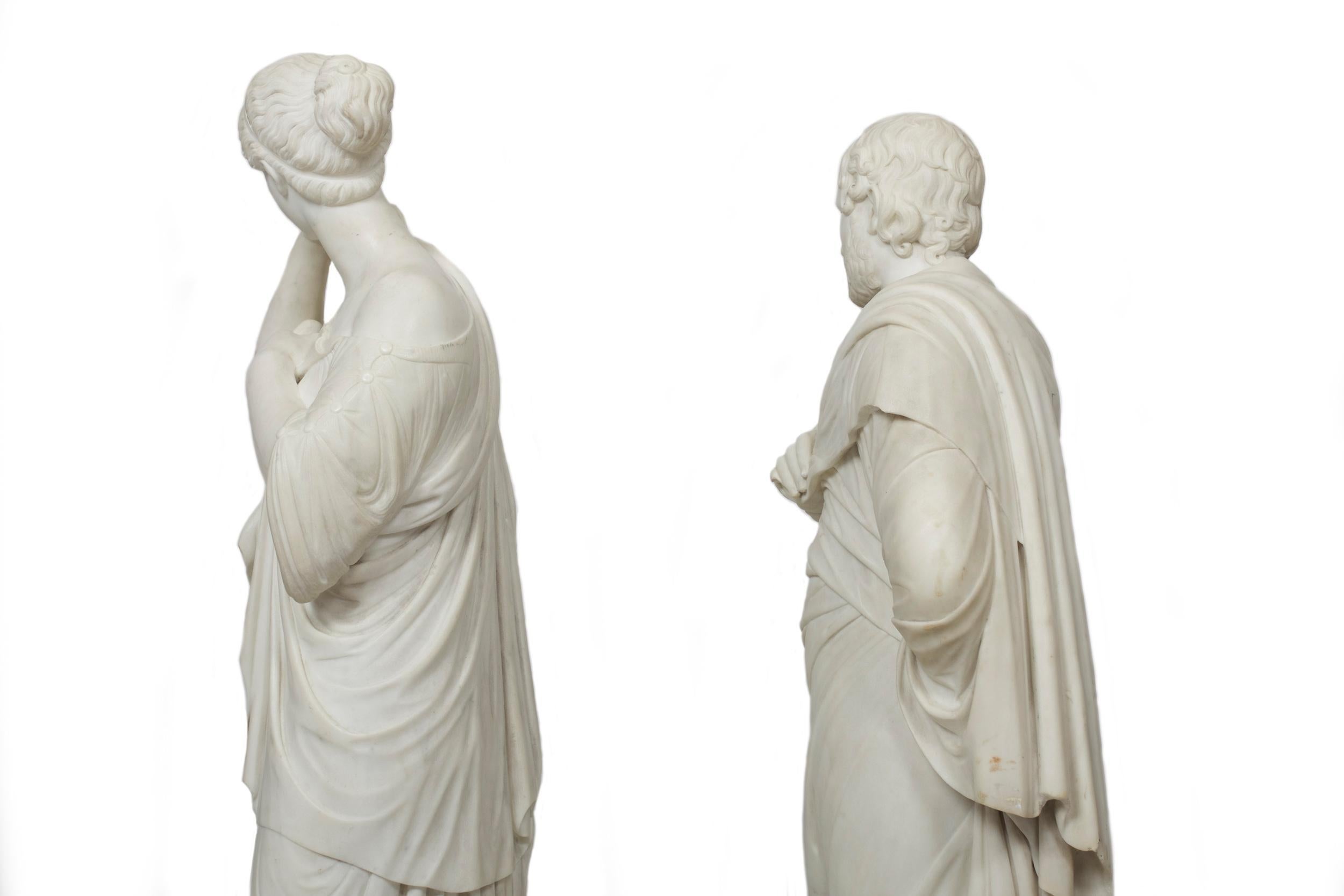 Pair of Classical Sculpture Statues 