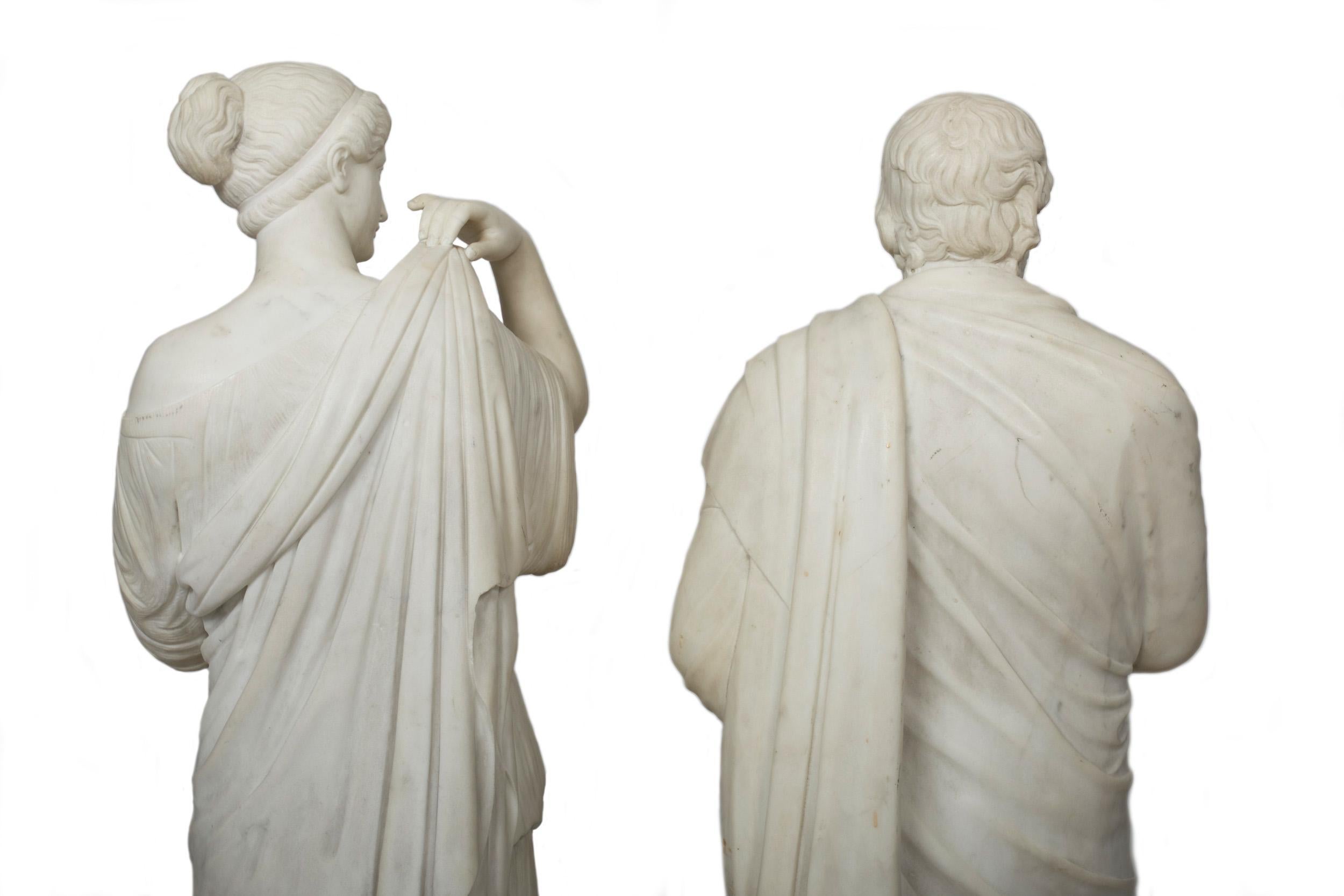 Pair of Classical Sculpture Statues 